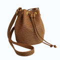 Tone Mini Standing Bucket Pouch With Metal Eyelet Drawstring Top, Reinforced Flat Base And Divided Lined Inner Storage